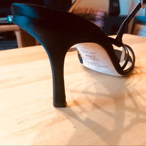 Jimmy Choo Black Strappy Heels Size 40 - Picture 4 of 5